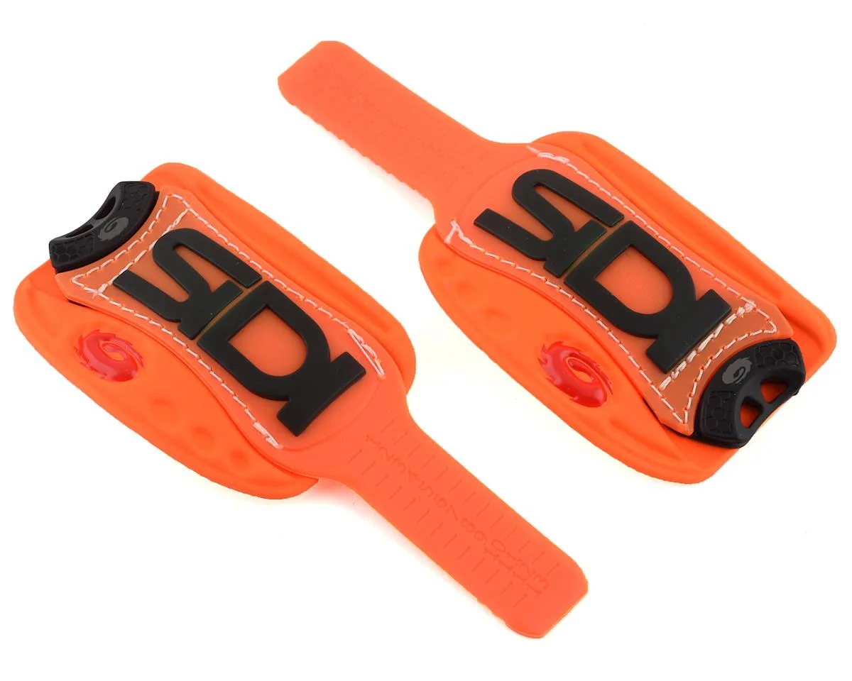 Sidi Soft Instep 3 Closure System Straps (Orange/Black) (Pair)